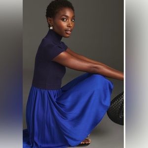 Anthropologie short sleeve twofer mini sweater dress.  A gorgeous party dress!